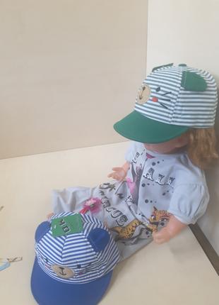 Летняя шапочка кепка Панама для мальчика 0.5 - 1,5 года