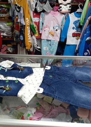 Джинсовый Костюм для мальчика жилетка рубашка джинсы 92 98 104...