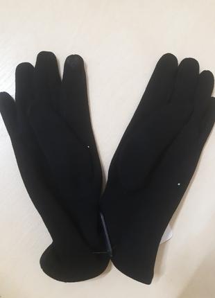Жіночі зимові сенсорні кашемірові рукавички на хутрі