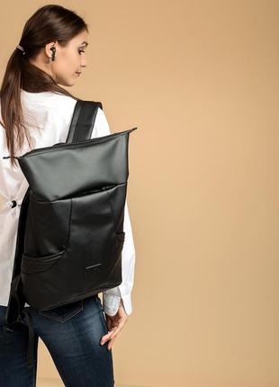 Жіночий рюкзак ролл sambag rolltop x - чорний
