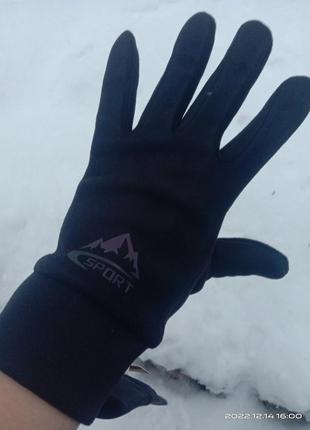 Молодіжні рукавички перчатки, термо, сенсорні, спортивні, світ...