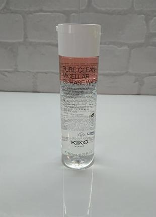 Мицеллярная вода kiko milano pure clean micellar biphase water...