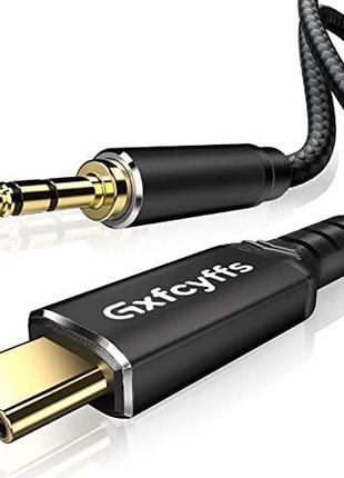 Gxfcyffs USB C на 3,5 мм Aux-кабель 1 м, [не для вызова] Тип C...