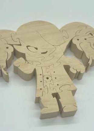 Бравл Старз "Эдгар" пазл-раскраска детский деревянный 14х12 см...
