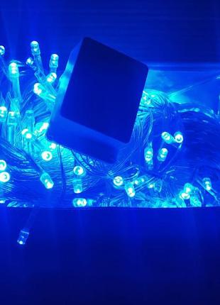 Внутрішня новорічна гірлянда на ялинку 20 метрів 500 ламп синій
