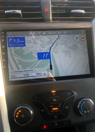 Магнітола Ford Mondeo, Bluetooth, USB, GPS, WiFi, Android