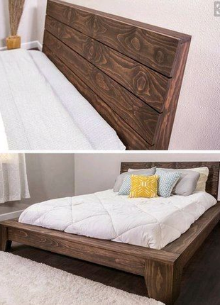 Ліжко з натурального дерева під любий розмір матрасу