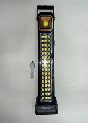 Лампа аккумуляторная на солнечной панеле Haoerliang HEL-6866T