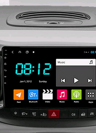 Магнітола Fiat 500L, Bluetooth, USB, GPS, WiFi, Android