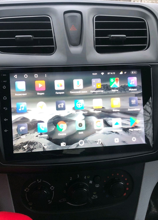 Магнітола Renault Logan, Bluetooth, USB, GPS, WiFi, Android