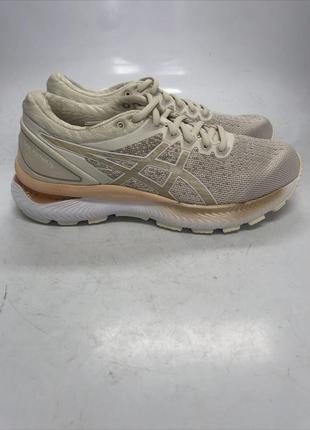 Кросівки для бігу asics gel-nimbus 22 knit 1012a678-201 birch/...