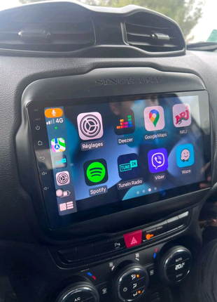 Магнітола Jeep Renegade, Bluetooth, USB, GPS, WiFi, Android