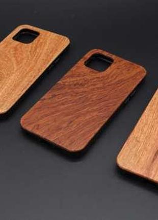 Дерев'яний чохол для смартфона iPhone 11 PRO протиударний "Чер...