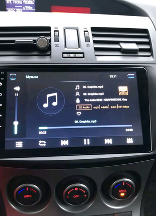 Магнітола Mazda 3, Bluetooth, USB, GPS, WiFi, Android