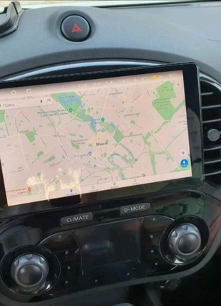 Магнітола Nissan Juke, Bluetooth, USB, GPS, WiFi, Android