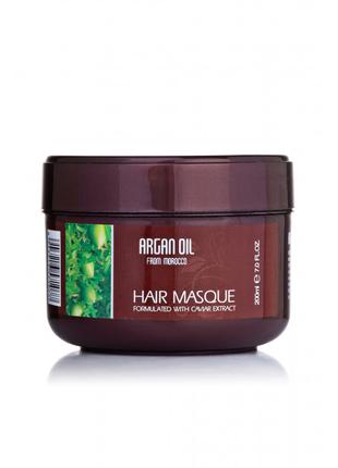 Маска для волос с экстрактом икры Bingo Morocco Argan Oil Mask...