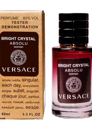 Тестер Versace Bright Crystal Absolu, женский, 60 мл