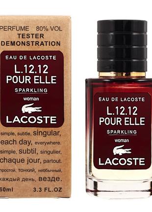 Lacoste Eau De Lacoste L.12.12 Pour Elle Sparkling TESTER LUX,...