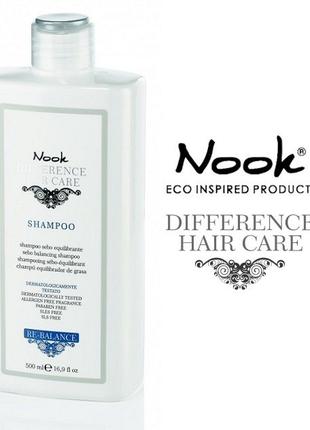 Шампунь себобаланс Nook DHC Re-Balance Shampoo 500 мл
