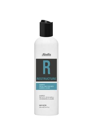 Шампунь для всіх типів волосся з мигдальною олією R RESTRUCTUR...