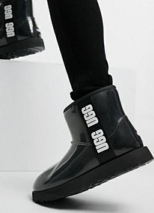 Нові чорні угги ugg classic clear mini, оригінал