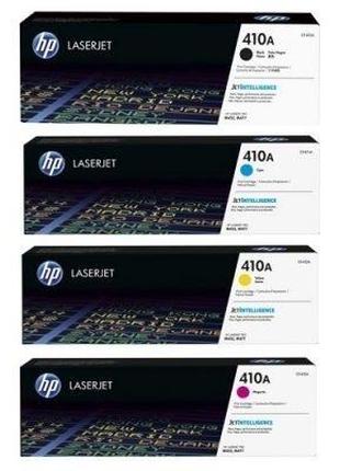 Комплект Лазерных цветных картриджей HP 410A (CF410A) первопро...