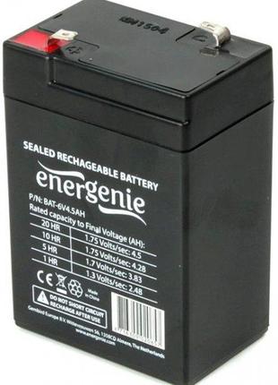 Акумуляторна батарея EnerGenie 6В 4.5Aг (BAT-6V4.5AH) (код 66912)