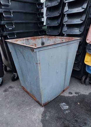 Контейнер для сміття металевий б.у. 0,75 м3, бак мусорный, для...