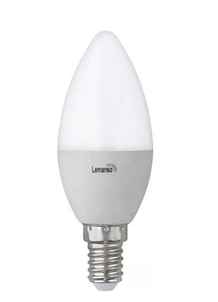 Лампа светодиодная Lemanso 7W E14 840LM 4000K С37 LM3041