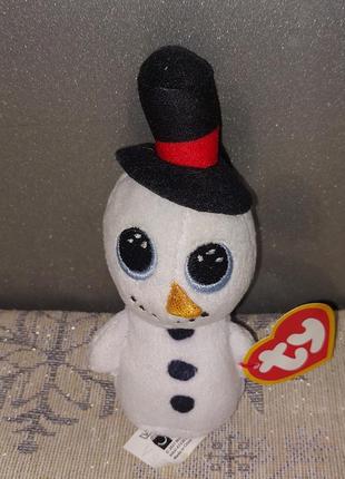 Мягкая игрушка снеговик макдональдс