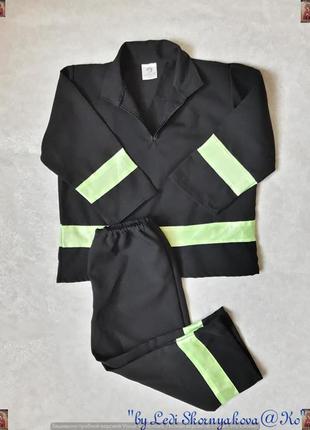 Новый карнавальный костюм "пожарник"(куртка+брюки) с лампасами...