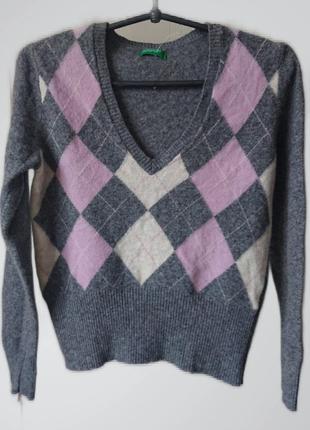 Шерстяной свитер benetton