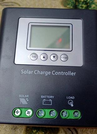 Контроллер солнечный 50A PWM (ШИМ) TYL24/48-50A с ЖК дисплеем
