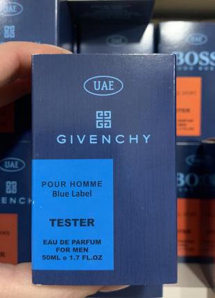 Тестер Givenchy Pour Homme Blue Label / Живанші Пур Хом Блю Ле...