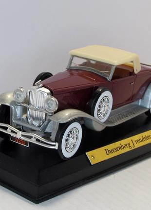 Duesenberg J roadster 1935, Atlas Solido. 1:43 коробка и бокс.