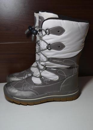 Geox 38р сапоги зимние ботинки дутики женские