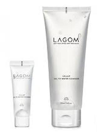 Гель для делікатного очищення шкіри обличчя lagom cellup gel t...