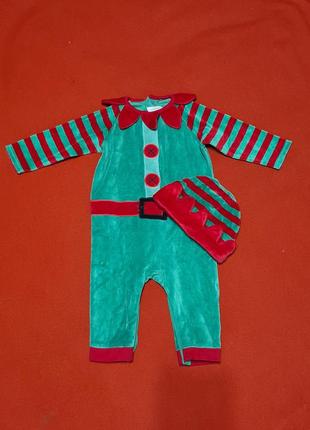Детский новогодний костюм на 9-12 месяцев