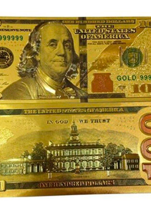 Сувенирная банкнота 100 долларов