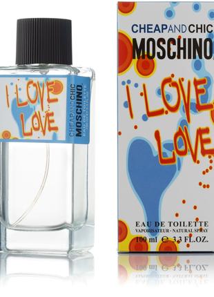 Туалетная вода Moschino I Love Love женская 100 мл (new)