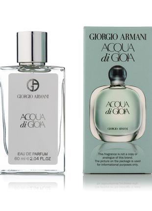 Женский парфюм Giorgio Armani Aqua di Gioia 60 мл