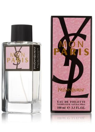 Женская туалетная вода Yves Saint Laurent Mon Paris 100 мл