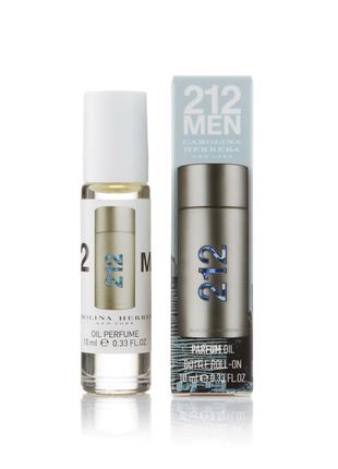 Чоловічі олійні парфуми Carolina Herrera 212 Men — 10 мл