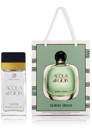 Парфюм Giorgio Armani Acqua di Gioia 50 мл в подарочной упаковке