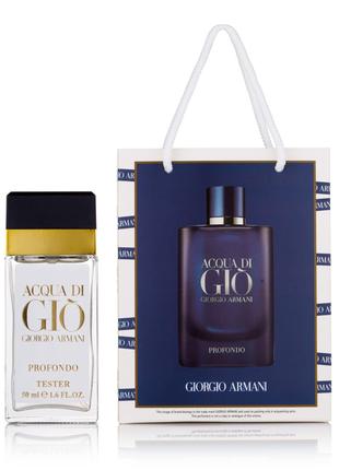 Giorgio Armani Acqua di Gio Profondo 50 мл в подарочной упаковке