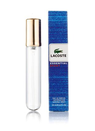 Мини парфюм Lacoste Essential Sport для мужчин - 20 мл (синие)