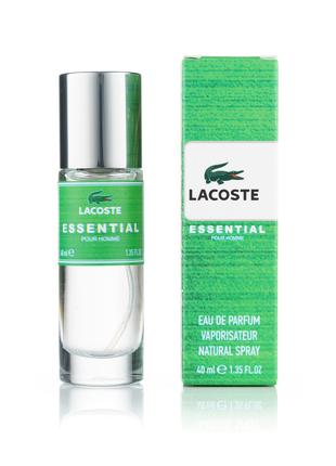 Чоловічі мініпарфуми: вода Lacoste Essential (зелена) 40 мл (320)