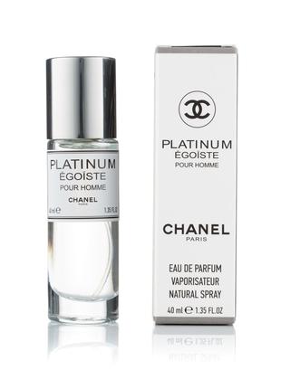Чоловічі парфуми мініатюра Egoiste Platinum — 40 мл (320)