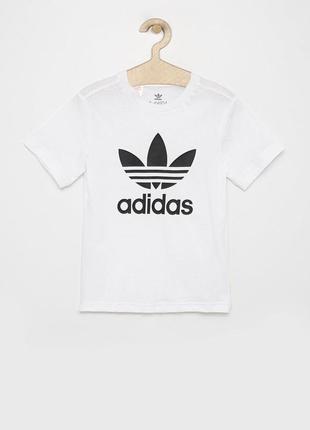 Детская хлопковая футболка adidas originals