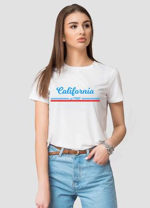 Модные футболки ТОП "Калифорния 1985" Купить мужскую футболку.